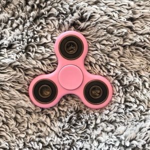 light pink fidget spinner
